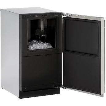 U-Line U3018CLRS00B Modular 3000 Series 18 Inch Freestanding Ice Maker — thumbnail 2